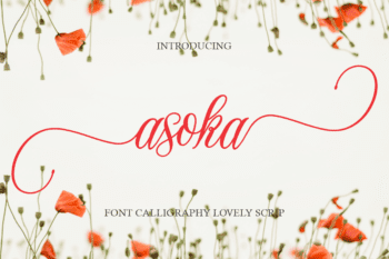 Asoka | dynamic handcrafted font
